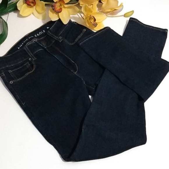 AMERICAN EAGLE HI-RISE SKINNY SUPER STRETCH JEANS - Picture 2 of 11